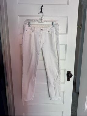 7 For All Mankind Women's Ankle Skinny Jeans in White